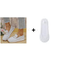 Mocassins décontractés en maille pour femme avec boucle métallique