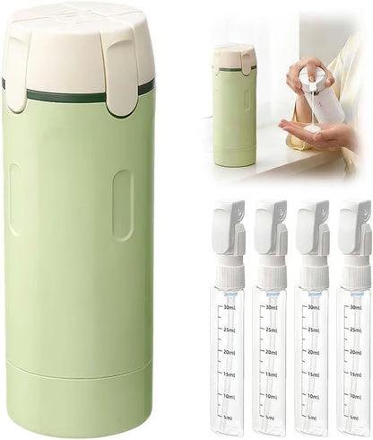 Flacons distributeurs rechargeables 4 en 1 pour le voyage