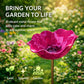 💝Cadeaux Fête des Mères 2026 à -50%🎁🐦 Piquet de jardin en métal fait main avec fleurs – Bain d'oiseaux et décoration extérieure pour les amoureux de la nature 🌸