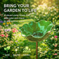 💝Cadeaux Fête des Mères 2026 à -50%🎁🐦 Piquet de jardin en métal fait main avec fleurs – Bain d'oiseaux et décoration extérieure pour les amoureux de la nature 🌸