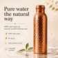 ❄️Promotion « Summer Fresh » : 50 % de réduction !💧Gourde haut de gamme en cuivre massif à 100 % – Sans plastique et inspirée de l'Ayurveda
