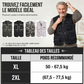 Gilet multifonctionnel d'extérieur en soie glacée