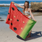 🏖️ Serviette de plage et sac à dos 2 en 1 – se transforme en sac à cordon – légère, anti-sable, avec poche zippée – idéale pour la piscine et les voyages
