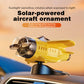 🔥Ornements pour voiture en forme d'avion à énergie solaire