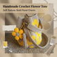 Sac fourre-tout à fleurs au crochet fait main 🌼✨