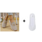 Mocassins décontractés en maille pour femme avec boucle métallique