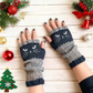 🎁 Promotion du dernier jour 49 % DE RÉDUCTION 🐱 Gants tricotés pour femmes avec motif chat — Pour des mains au chaud et des doigts libres 🧶