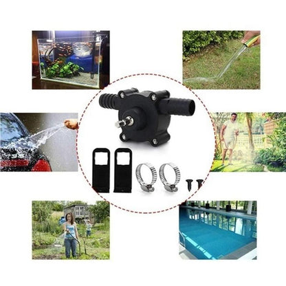 💦 ACHETEZ 2, OFFERT 1 ! ✨ Pompe de Transfert d'Eau – Auto-Amorçante, Pour Perceuse, 1.2m³/h 🔋