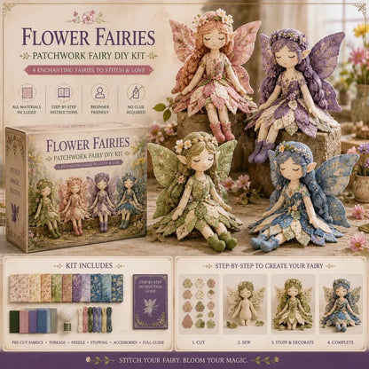 🔥DERNIER JOUR : 49 % DE RÉDUCTION🧵Collection DIY Fairy Patchwork