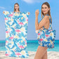 🏖️ Serviette de plage et sac à dos 2 en 1 – se transforme en sac à cordon – légère, anti-sable, avec poche zippée – idéale pour la piscine et les voyages