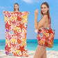 🏖️ Serviette de plage et sac à dos 2 en 1 – se transforme en sac à cordon – légère, anti-sable, avec poche zippée – idéale pour la piscine et les voyages