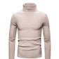 Pull fin à col roulé en tricot pour hommes d'hive