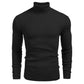 Pull fin à col roulé en tricot pour hommes d'hive