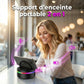 Enceinte Bluetooth Portable avec Lumières RGB et Support Téléphone