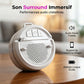 Enceinte Bluetooth Portable avec Lumières RGB et Support Téléphone