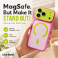 Coque de téléphone magnétique bicolore