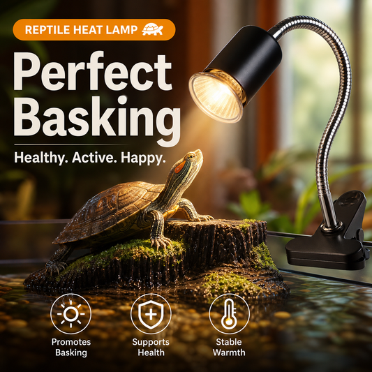 Lampe chauffante pour reptiles (tortues)