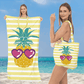 🏖️ Serviette de plage et sac à dos 2 en 1 – se transforme en sac à cordon – légère, anti-sable, avec poche zippée – idéale pour la piscine et les voyages