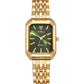 🔥🎁 PROMO FLASH 50% ! Montre Bracelet Quartz Femme Luxe – Boîtier Rectangulaire, Cadran Dégradé, Aiguilles Délicates, Style Moderne & Sophistiqué ✨
