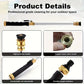 💧🔫 PROMO -50% ! Pistolet à Eau Haute Pression – 3 Buses Interchangeables, Alliage d’Aluminium & Laiton (Nettoyage Voiture & Jardin)