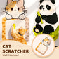 🐱🖼️ Griffoir Murale Sans Perçage – Laine Feltre Durable, Jouets Intégrés & Gain de Place (Idéal pour Chats Griffeurs !)