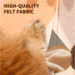 🐱🖼️ Griffoir Murale Sans Perçage – Laine Feltre Durable, Jouets Intégrés & Gain de Place (Idéal pour Chats Griffeurs !)