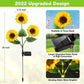 🌻 PROMO LIMITÉE 50% DE RÉDUCTION ! ✨ Lampe Solaire Tournesol de Jardin – Éclairage LED, Design Réaliste, 8h d‘Autonomie 🌙