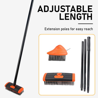 🌿 50% DE RÉDUCTION!🧹 Ensemble 3 en 1 de Brosses Métalliques pour Désherbage – Brosse Durable, Poignée Ergonomique & Idéale Pour Nettoyer Les Joints, Terrasses & Allées 🏡