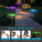 🎄✨ Lampe Solar Jellyfish magique | Lumière blanche chaude + lumière arc-en-ciel, étanche 💧