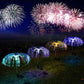 🎄✨ Lampe Solar Jellyfish magique | Lumière blanche chaude + lumière arc-en-ciel, étanche 💧