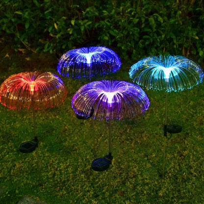🎄✨ Lampe Solar Jellyfish magique | Lumière blanche chaude + lumière arc-en-ciel, étanche 💧