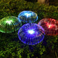 🎄✨ Lampe Solar Jellyfish magique | Lumière blanche chaude + lumière arc-en-ciel, étanche 💧