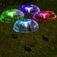 🎄✨ Lampe Solar Jellyfish magique | Lumière blanche chaude + lumière arc-en-ciel, étanche 💧