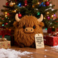 DE RÉDUCTION🎁Peluche vache des Highlands pour soutien émotionnel🎉