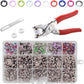 ✨ Nouveauté 2026 | Kit Boutons Pression DIY | Créez, Réparez, Colorez ! 🌈【-56%】