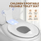 Siège de toilettes pliable et portable pour enfants