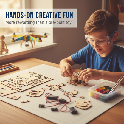 ✈️ 56% DE RÉDUCTION ! Kit de Construction de Drone en Bois DIY pour Enfants – Maintien d’Altitude, Télécommande Stable & Sécurité Renforcée ! 🎁🚁