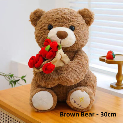 📢📢50 %  DE RÉDUCTION !! ⏰Cadeau ours en peluche avec bouquet de roses