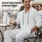 🔥60% DE RÉDUCTION ! Ensemble Homme Décontracté – Sweat & Pantalon Lin, Parfait pour le Quotidien 🏠☀️【Offre Flash】