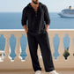 🔥60% DE RÉDUCTION ! Ensemble Homme Décontracté – Sweat & Pantalon Lin, Parfait pour le Quotidien 🏠☀️【Offre Flash】