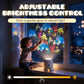 🌊 50 % DE RÉDUCTION ! ✨ Projecteur magique – Images lumineuses tournantes et dynamiques, idéal pour les fenêtres et les murs, crée une ambiance magique 🐠