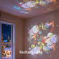 🌊 50 % DE RÉDUCTION ! ✨ Projecteur magique – Images lumineuses tournantes et dynamiques, idéal pour les fenêtres et les murs, crée une ambiance magique 🐠