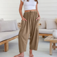 👖✨ 53 % DE RÉDUCTION ! Pantalon uni à jambes larges pour femme – Décontracté, confortable et parfait pour un look à la fois décontracté et élégant 🍂