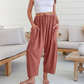 👖✨ 53 % DE RÉDUCTION ! Pantalon uni à jambes larges pour femme – Décontracté, confortable et parfait pour un look à la fois décontracté et élégant 🍂