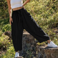 👖✨ 53 % DE RÉDUCTION ! Pantalon uni à jambes larges pour femme – Décontracté, confortable et parfait pour un look à la fois décontracté et élégant 🍂