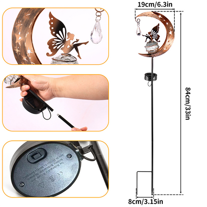 Lampe solaire d'extérieur – Lune des fées