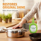 Nettoyant anti-taches et anti-salissures pour le fond des pots