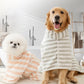 🐕 50 % DE RÉDUCTION ! 🔥 Peignoir pour chien doux, absorbant et à séchage rapide – polaire douillette, fermeture velcro réglable, idéal après le bain ou une promenade sous la pluie 🌧️
