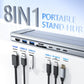 💎 52% DE RÉDUCTION! 💎 Station d'Accueil USB-C 8-en-1 – Support Réglable, HDMI 4K & Transfert Rapide