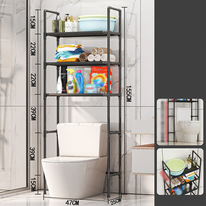 Étagère de rangement pour salle de bains et buanderie, sans perçage